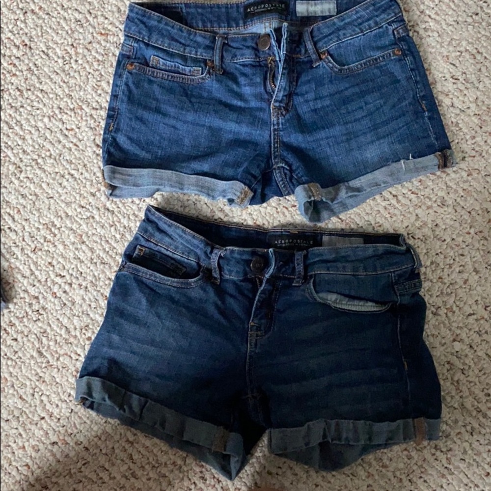 Two Aeropostal Jean Shorts